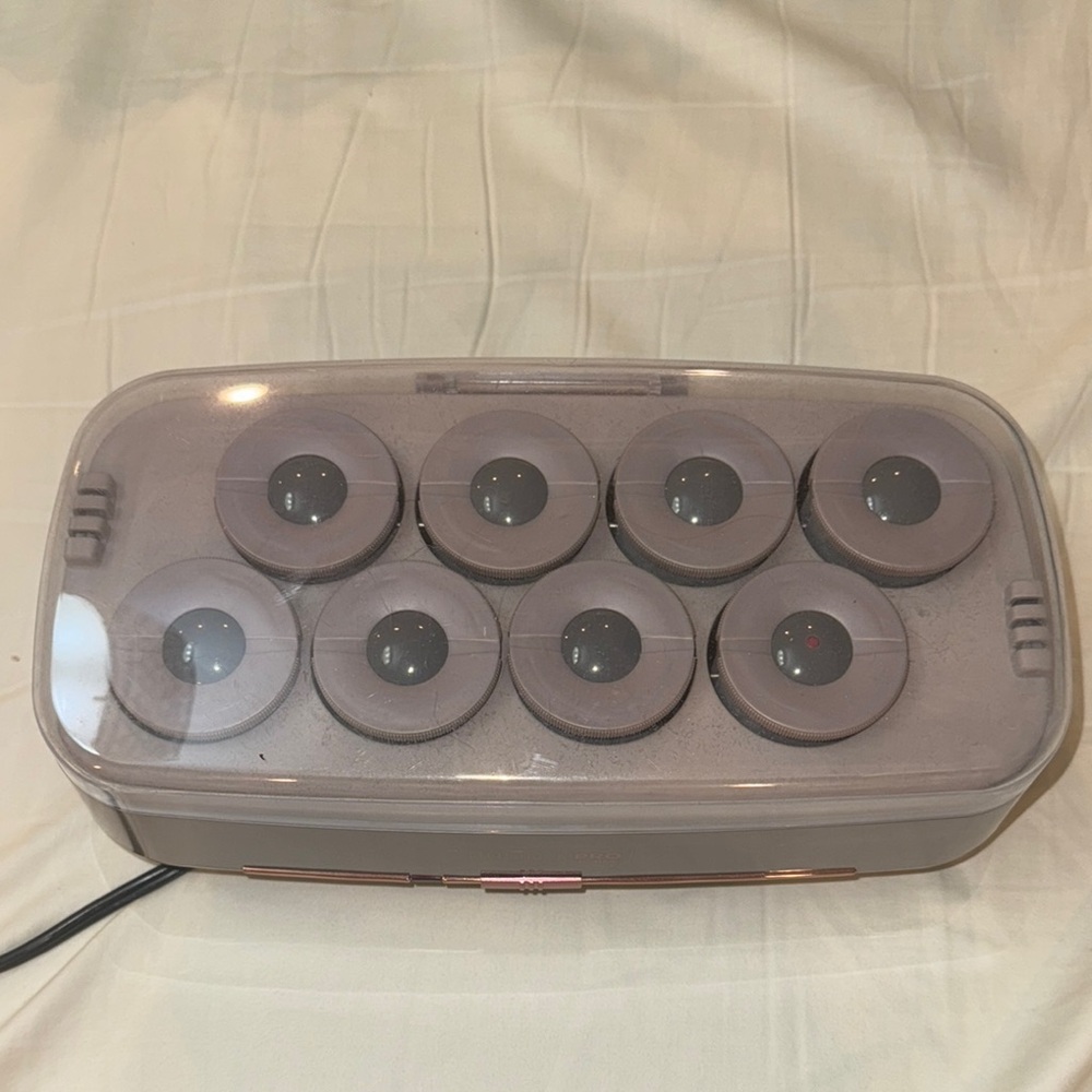 Electric Hair Rollers Set - Gray